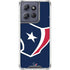 NFL Houston Texans Large Logo Moto G Play 5G (2025) Clear Case